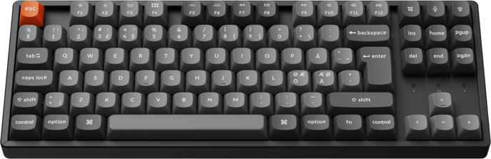 Keychron K8 MAX Wireless Tri-Mode Hot Swap QMK/VIA Keychron Super Red