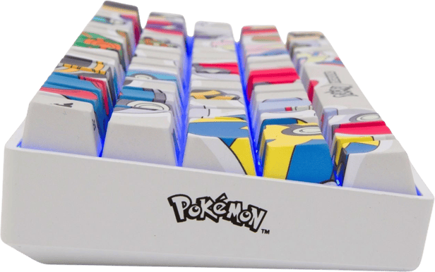 Higround Pokémon Base 65 Hotswap Poké Ball Sticker ANSI White Flame