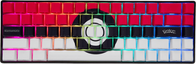 Higround Pokémon Base 65 Hotswap Poké Ball  ANSI White Flame