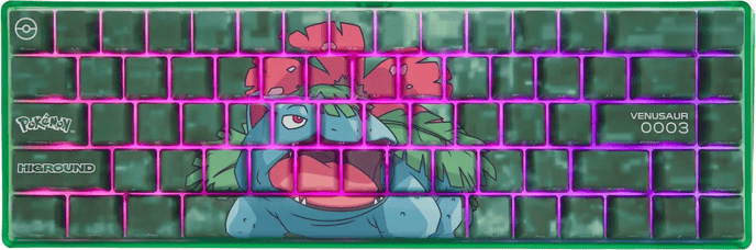 Higround Pokémon Base 65 Venusaur ANSI White Flame