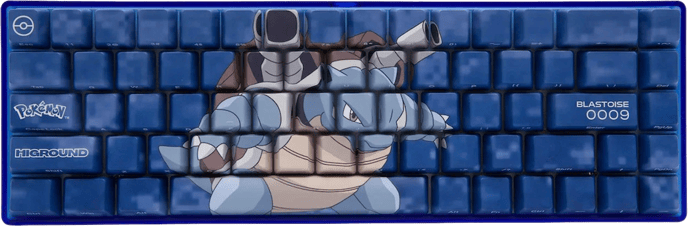 Higround Pokémon Base 65 Blastoise ANSI White Flame