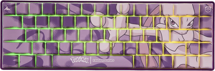 Higround Pokémon Base 65 Mewtwo ANSI Hall Effect