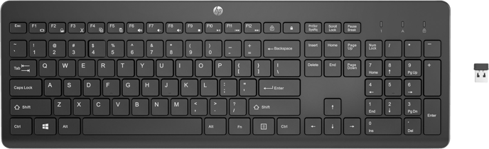HP 230 Trådlöst Tangentbord