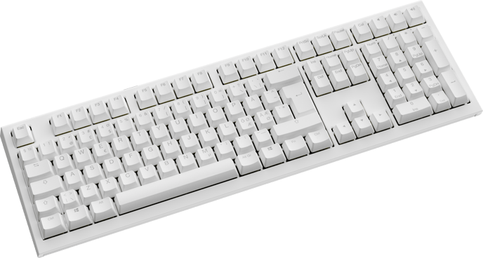 Ducky - One X White Nordic Fullsize Ducky Inductive Switch (analog)