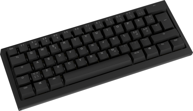 Ducky - One X Black Nordic 60% Ducky Inductive Switch (analog)