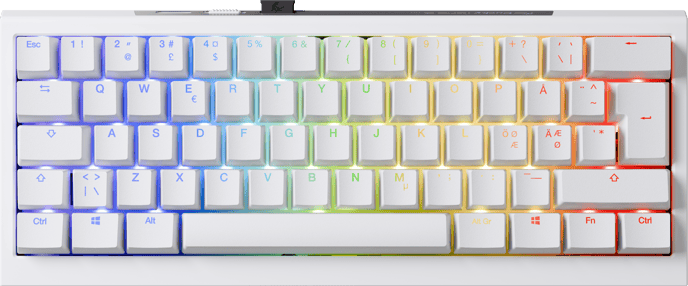 Ducky - One X White Nordic 60% Ducky Inductive Switch (analog)