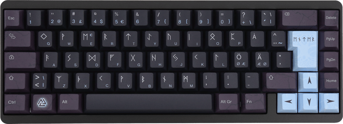 Varmilo Muse65 HE Asgard Hall Effect 65% 8K RGB Gateron Magnet White