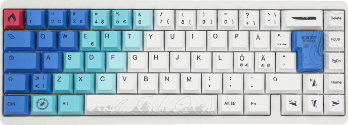 Varmilo Muse65 HE Summit Hall Effect 65% 8K RGB Gateron Magnet White