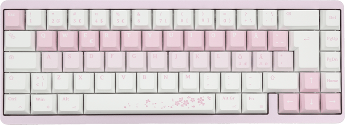 Varmilo Muse65 HE Sakura Hall Effect 65% 8K RGB Gateron Magnet White