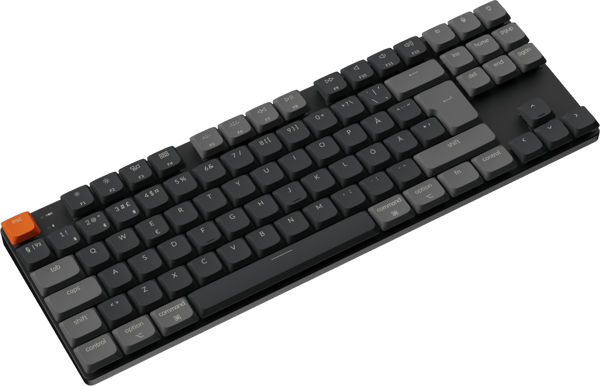 Keychron K1v6 RGB Aluminium Hot Swap QMK Keychron Low Profile 2.0 Red