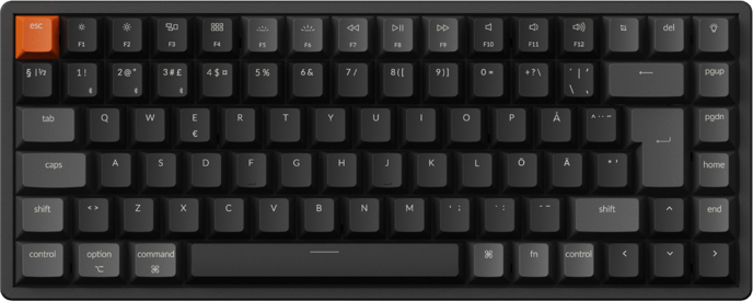 Keychron K2v3 RGB Aluminium Hot Swap QMK Keychron Super Red
