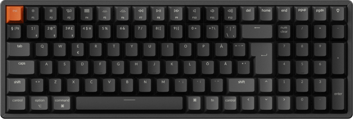 Keychron K4v3 RGB Aluminium Hot Swap QMK Keychron Super Red