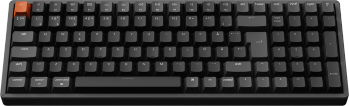 Keychron K4v3 RGB Aluminium Hot Swap QMK Keychron Super Red