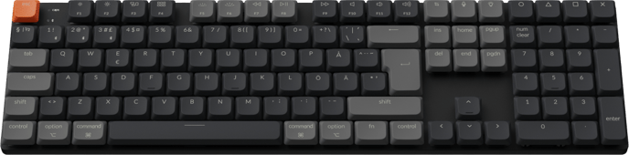 Keychron K5v2 RGB Aluminium Hot Swap QMK Keychron Low Profile 2.0 Red
