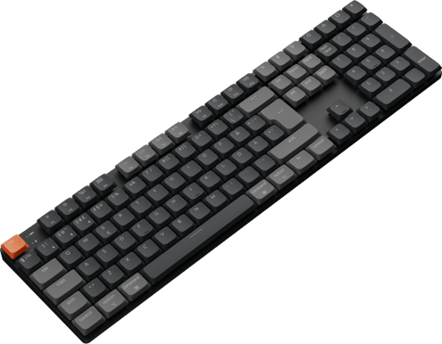 Keychron K5v2 RGB Aluminium Hot Swap QMK Keychron Low Profile 2.0 Red