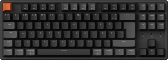 Keychron K8v2 RGB Aluminium Hot Swap QMK Keychron Super Red