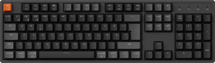 Keychron K10v2 RGB Aluminium Hot Swap QMK Keychron Super Red