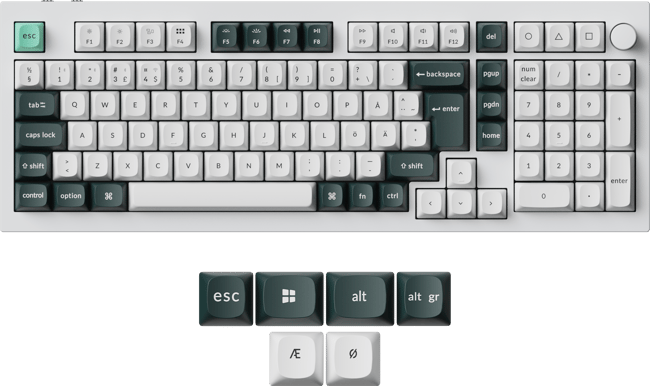 Keychron Q5 HE 96% Knob Wireless Gateron - Inet.se