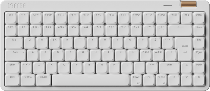 Lofree FLOW Lite 84 Off White Specter - Inet.se