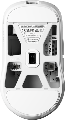 Pulsar X2H CRAZYLIGHT Wireless Mini Uyuni White