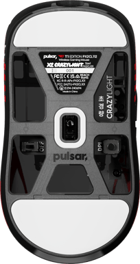 Pulsar X2 CRAZYLIGHT Mini Wireless Gaming Mouse - T1 Edition Black