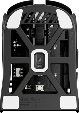 Pulsar LAB X2F Fingertip Gaming Mouse - Black (DK 18st)