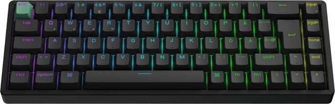 Keychron K6 HE Wireless Tri-Mode Hot Swap QMK Gateron 2.0 Purple Magnetic Switch Black