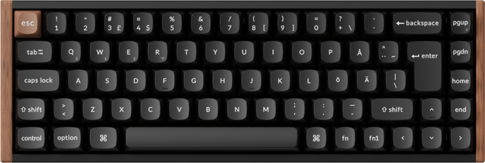 Keychron K6 HE SE Wireless Tri-Mode Hot Swap QMK Gateron 2.0 Purple Magnetic Switch Wood Black