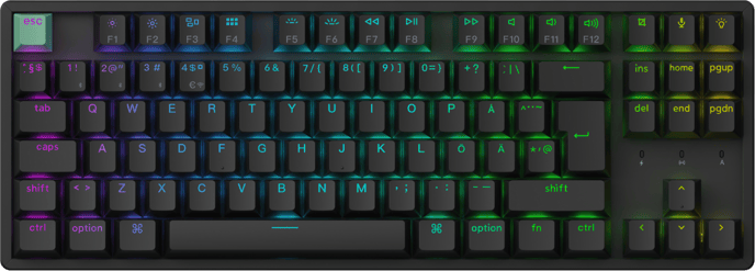 Keychron K8 HE Wireless Tri-Mode Hot Swap QMK Gateron 2.0 Purple Magnetic Switch Black