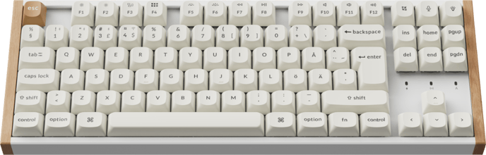 Keychron K8 HE SE Wireless Tri-Mode Hot Swap QMK Gateron 2.0 Purple Magnetic Switch Wood White