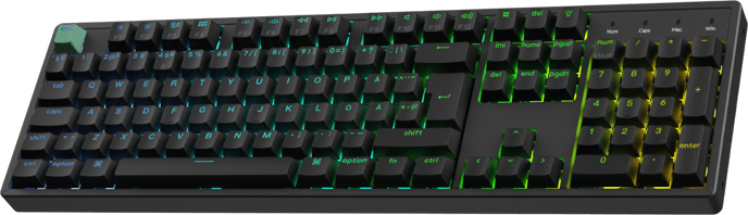 Keychron K10 HE Wireless Tri-Mode Hot Swap QMK Gateron 2.0 Purple Magnetic Switch Black