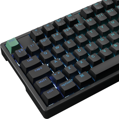 Keychron K10 HE Wireless Tri-Mode Hot Swap QMK Gateron 2.0 Purple Magnetic Switch Black