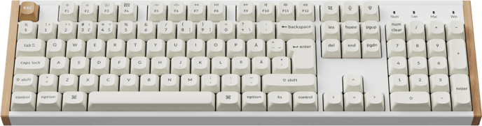 Keychron K10 HE SE Wireless Tri-Mode Hot Swap QMK Gateron 2.0 Purple Magnetic Switch Wood White