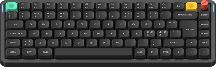 NuPhy Air75 V3 Nebula Black Blush Nano Switch - Inet.se