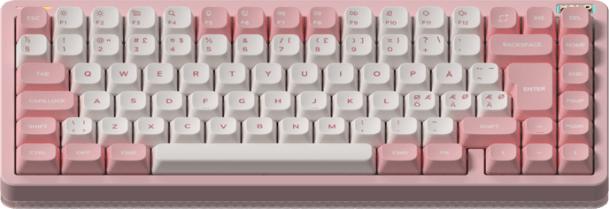 NuPhy Halo75 V2 Sakura Fizz with Raspberry Switch - Inet.se