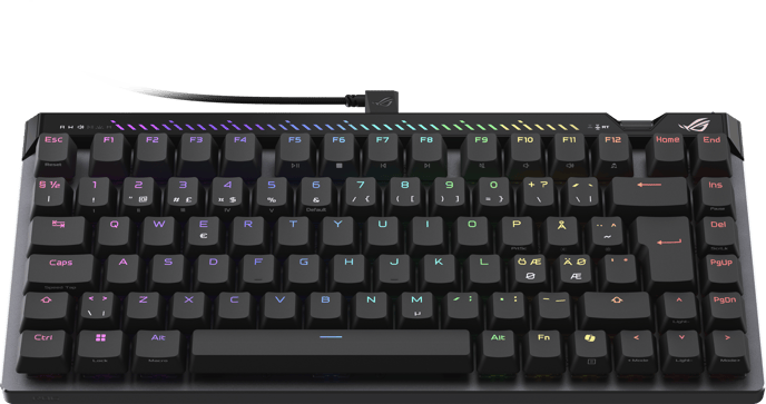 ASUS ROG Falchion Ace 75 HE Svart ROG HFX V2