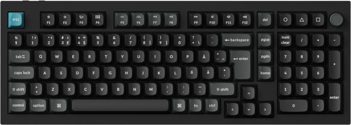 Keychron Q5 Ultra 96% 8K Wireless Tri-Mode Black Keychron POM