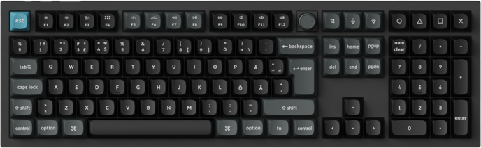 Keychron Q6 Ultra 100% 8K Wireless Tri-Mode Black Keychron POM Brown