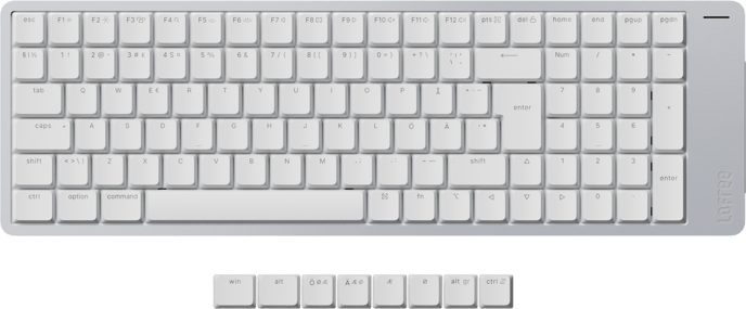 Lofree Flow 2 100 White Kailh Surfer Linear