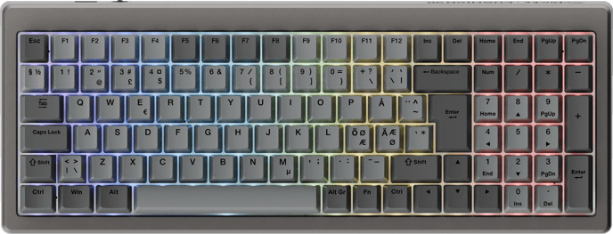 Ducky Cushion 98 - Nickel - 98% Shush Linear