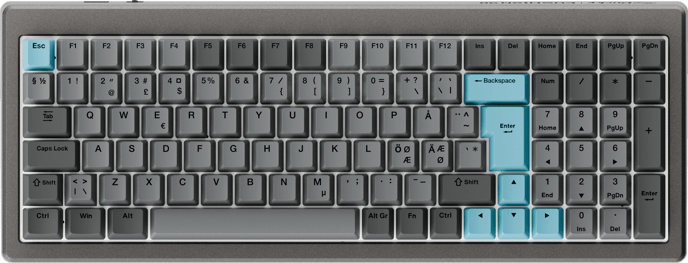 Ducky Cushion 98 - Nickel - 98% Shush Linear