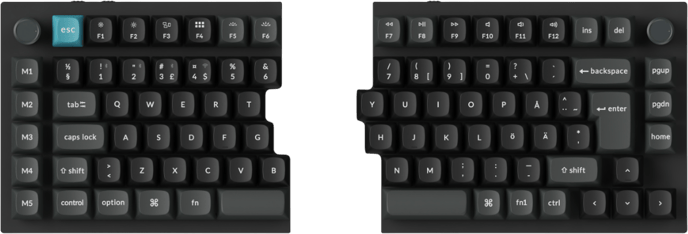 Keychron Q11 Ultra 75% Split 8K Wireless Tri-Mode Keychron POM Banana