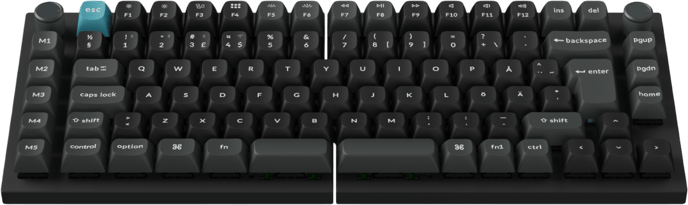 Keychron Q11 Ultra 75% Split 8K Wireless Tri-Mode Keychron POM Banana