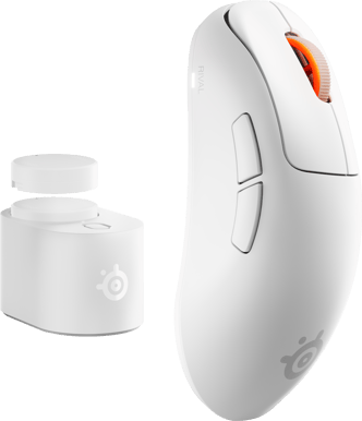 SteelSeries Rival Pro Wireless Mini - White