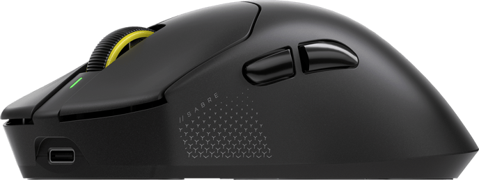 Corsair Sabre v3 PRO PureVector Ultralight Ergo Svart