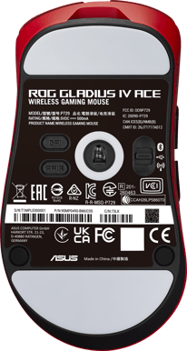 ASUS ROG Gladius IV Ace Röd
