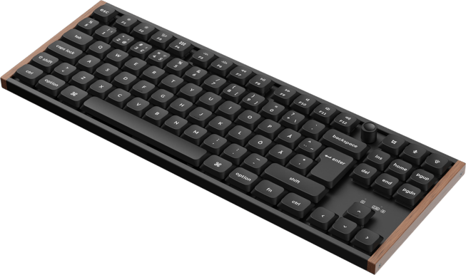 Keychron K1 Ultra Wood Wireless Low Profile POM Brown