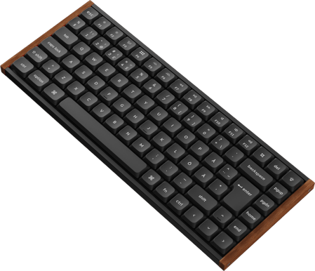 Keychron K3 Ultra Wood Black Wireless POM Brown