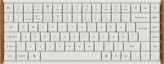 Keychron K3 Ultra Wood White Wireless POM Brown