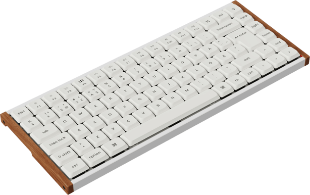 Keychron K3 Ultra Wood White Wireless POM Brown